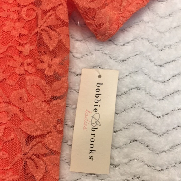 NWT Bobbie Brooks lace shirt - size Large - Picture 3 of 8